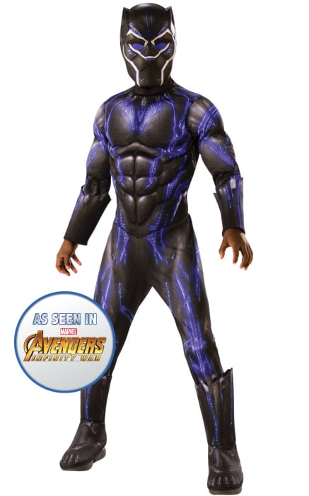 Costum cu muschi Black Panther pentru baiat - AVG4 BATTLE SUIT - KidMania.ro [2]