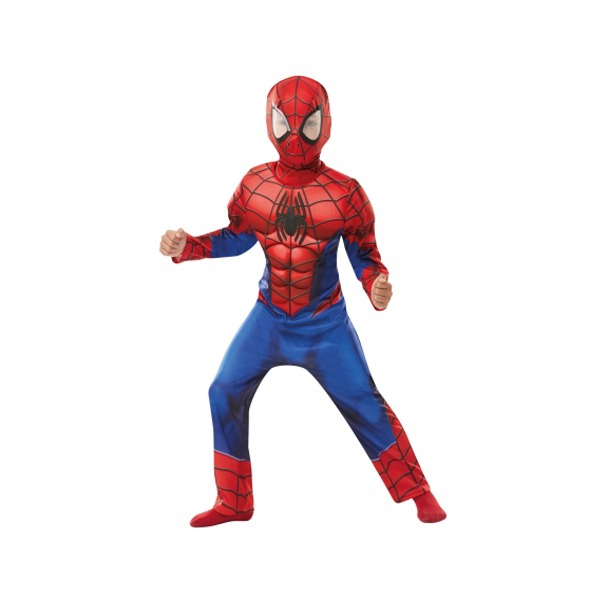 Costum Deluxe Spiderman cu muschi, Marvel, XL, 9 - 10 ani, 140 cm [2]