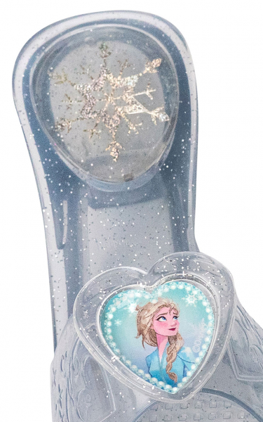 Set Costum Printesa Elsa clasic si papuci din plastic pentru fete - Frozen 2 [3]