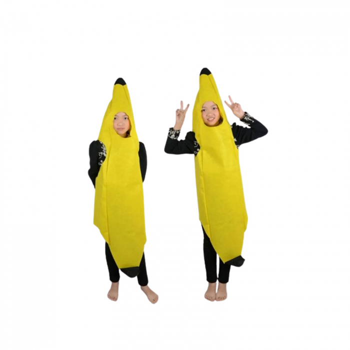 Costum fruct Banana KidMania®, galben, pentru copii, marime universala - KidMania.ro [2]