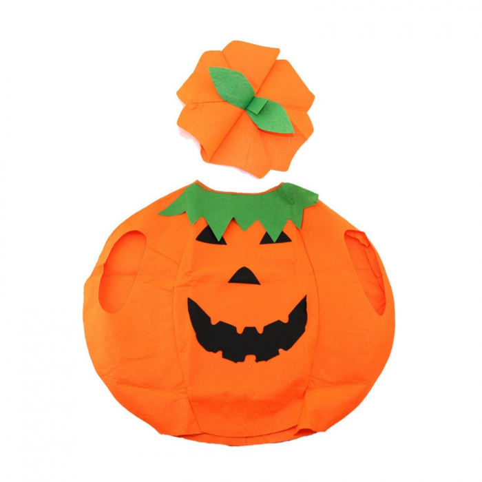 Costum Dovleac KidMania®, portocaliu, pentru copii, marime universala - KidMania.ro [2]