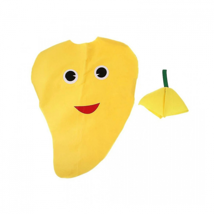 Costum fruct Mango KidMania®, galben, pentru copii, marime universala - KidMania.ro [2]