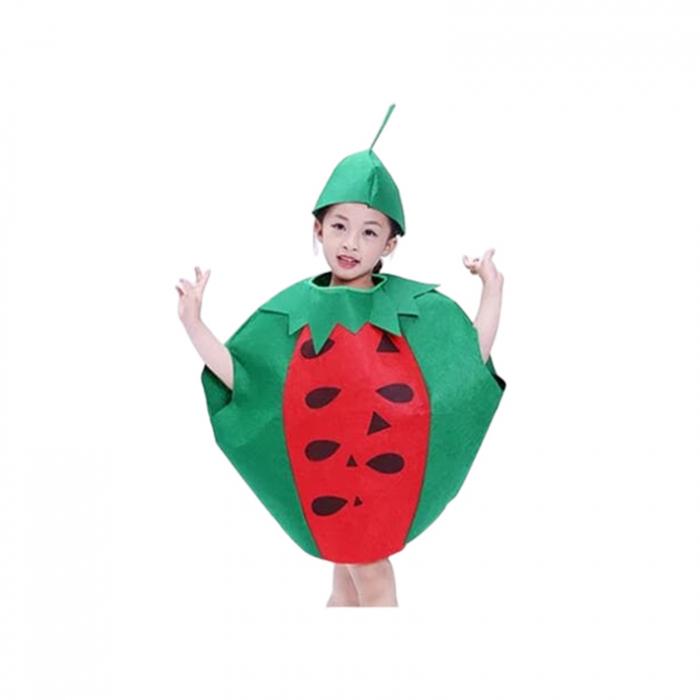 Costum fruct Pepene Rosu KidMania®, rosu, pentru copii, marime universala - KidMania.ro [2]