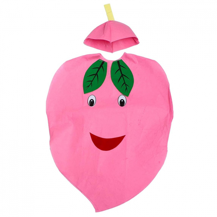 Costum fruct Piersica KidMania®, roz, pentru copii, marime universala - KidMania.ro [3]
