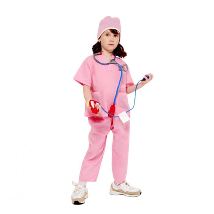 Costum asistenta medicala KidMania® cu accesorii pentru fete - KidMania.ro [2]