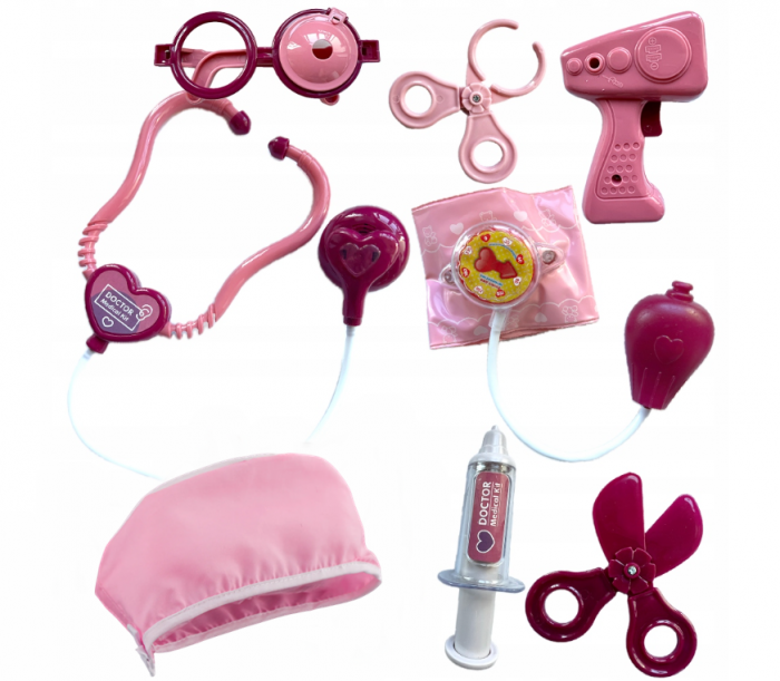 Costum asistenta medicala KidMania® cu accesorii pentru fete - KidMania.ro [3]