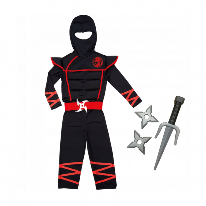 Costum ninja KidMania® cu accesorii pentru copii - KidMania.ro [2]