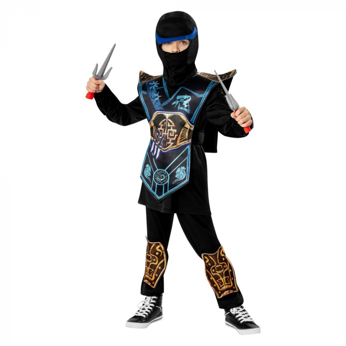 Costum ninja razboinic cu accesorii pentru baieti - Kidmania.ro [5]