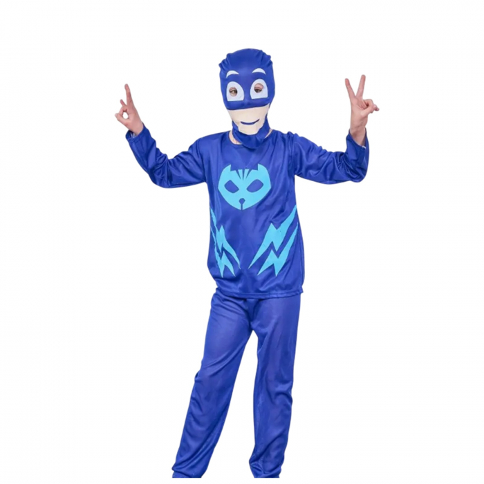 Costum Pisoi KidMania® cu masca pentru copii - Eroii in Pijama - KidMania.ro [2]