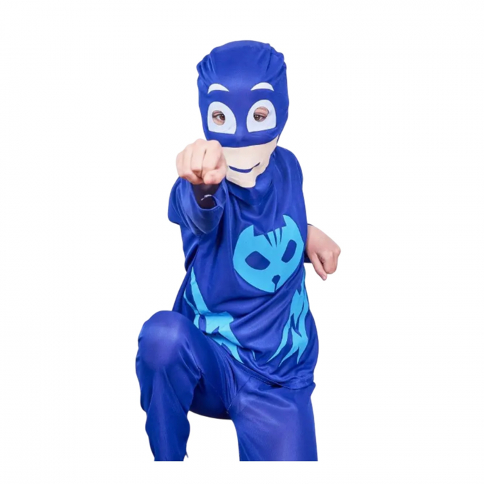 Costum Pisoi KidMania® cu masca pentru copii - Eroii in Pijama - KidMania.ro [4]