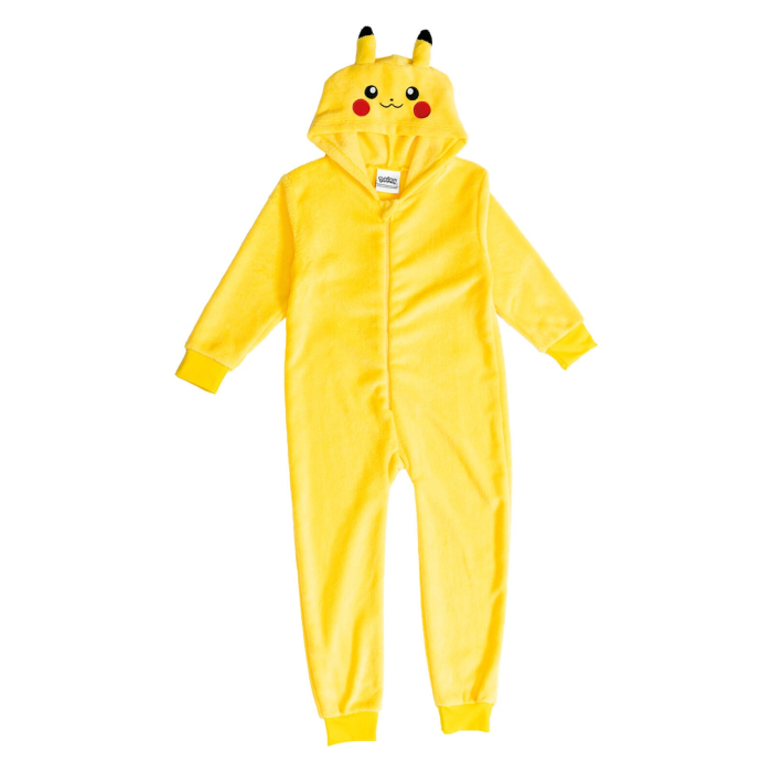 Costum Pokemon Pikachu cu gluga pentru copii - KidMania.ro [3]
