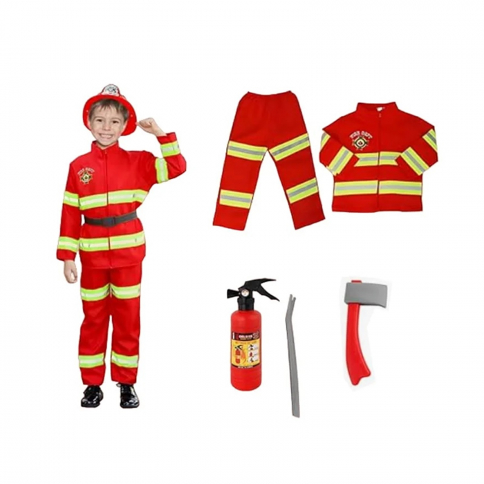 Costum pompier KidMania® cu accesorii pentru copii - KidMania.ro [2]