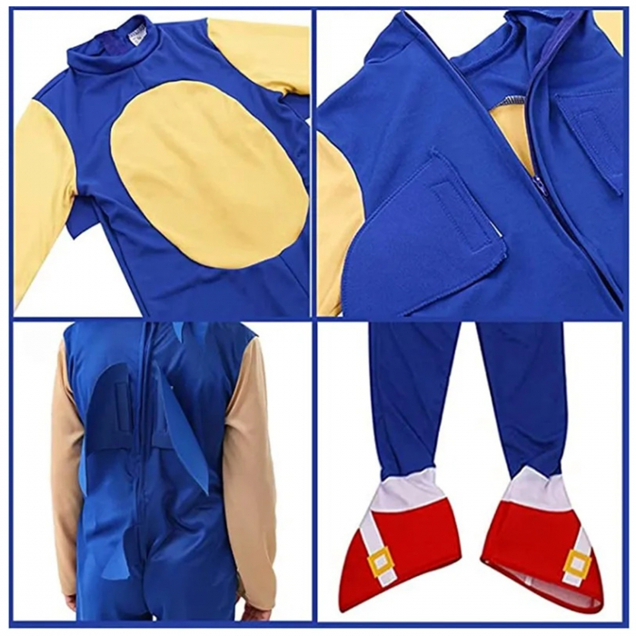 Costum Sonic KidMania® cu accesorii pentru copii - KidMania.ro [5]