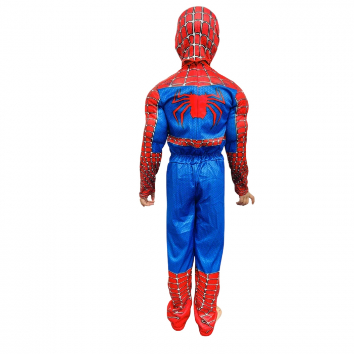 Costum Spider-Man KidMania® cu muschi, masca cu lumini si doua manusi lansator cu ventuze pentru copii - KidMania.ro [4]