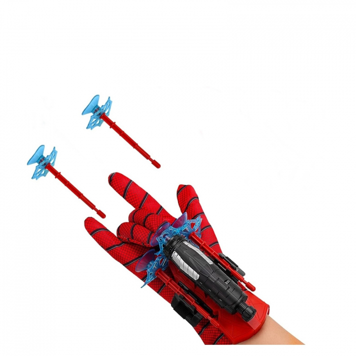 Costum Spider-Man KidMania® cu muschi, masca cu lumini si doua manusi lansator cu ventuze pentru copii - KidMania.ro [6]