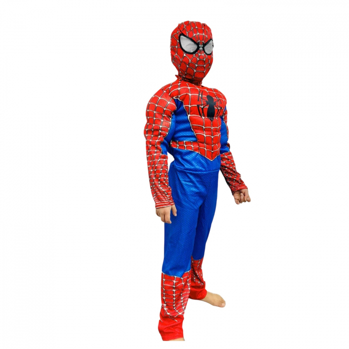 Costum Spider-Man KidMania® cu muschi, masca cu lumini si doua manusi lansator cu ventuze pentru copii - KidMania.ro [2]