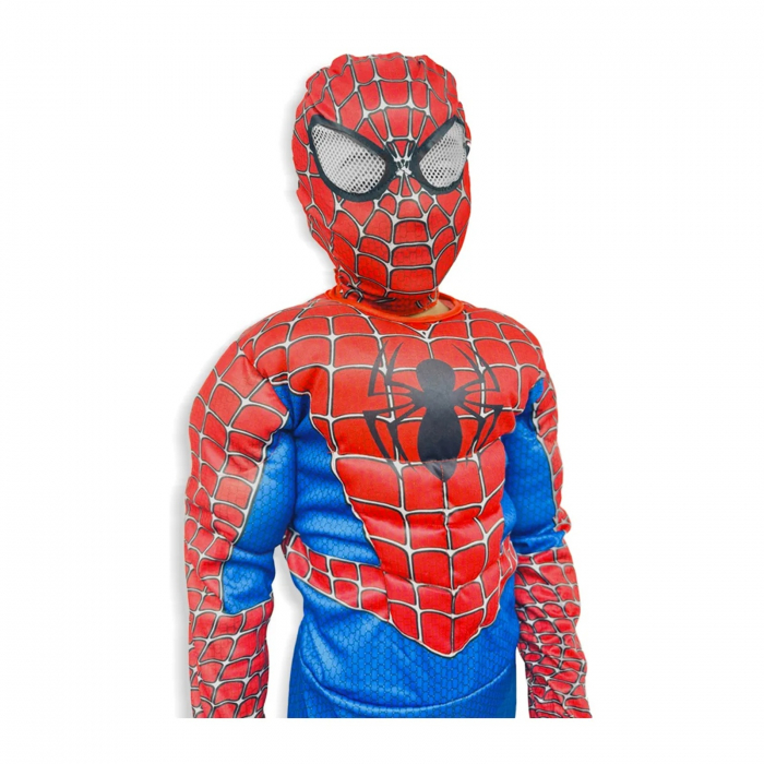 Costum Spider-Man KidMania® cu muschi, masca cu lumini si doua manusi lansator cu ventuze pentru copii - KidMania.ro [10]