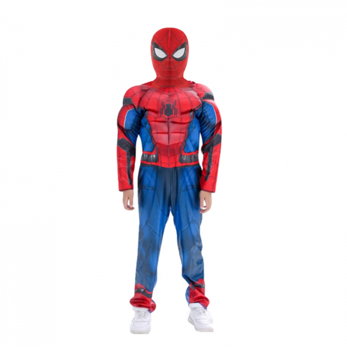 Costum Spiderman KidMania® cu muschi si cagula pentru copii - KidMania.ro [1]