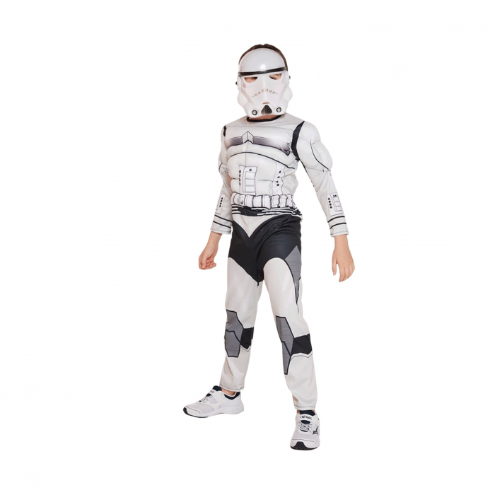 Costum Stormtrooper KidMania® cu muschi si masca pentru copii - KidMania.ro [2]