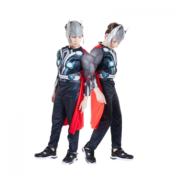 Costum Thor KidMania® cu muschi pentru baieti - KidMania.ro [3]