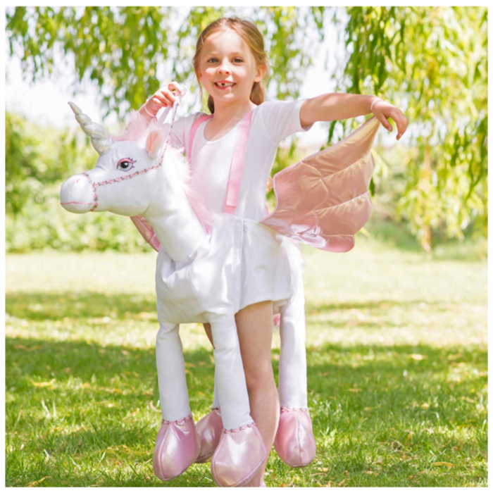 Costum unicorn Ride-on KidMania® cu sunete si lumini pentru fete - KidMania.ro [4]