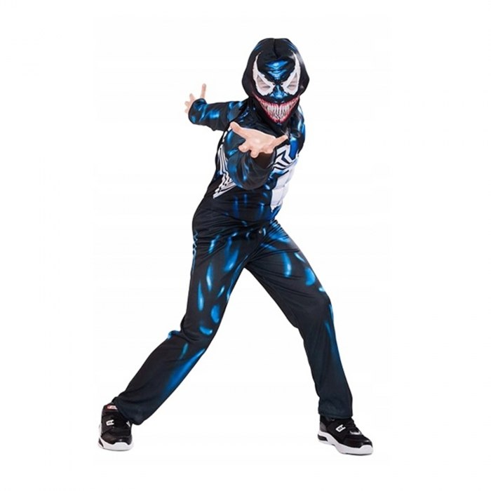 Costum Venom KidMania® cu muschi si cagula pentru copii - KidMania.ro [3]