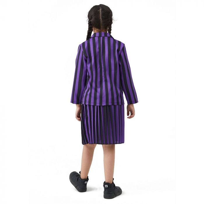 Costum Wednesday uniforma Nevermore Academy pentru fete - Kidmania.ro [3]