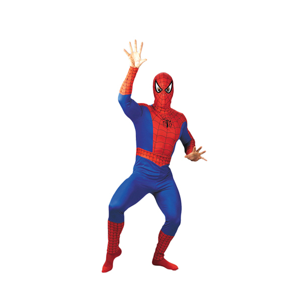 Costum adulti Spiderman, model clasic, marime Universala, rosu [1]