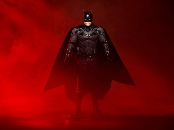 Figurina articulata de colectie Batman, Dark Vengeance, 18 cm, gri - Kidmania.ro [3]