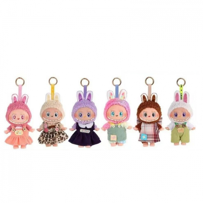 Figurina Labubu Have a seat, personaj surpriza cu hainuta si sunete, 19 cm, multicolor - KidMania.ro [4]