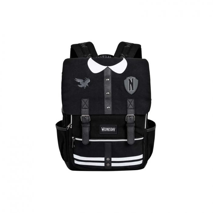 Ghiozdan model uniforma Wednesday pentru copii - KidMania.ro [2]