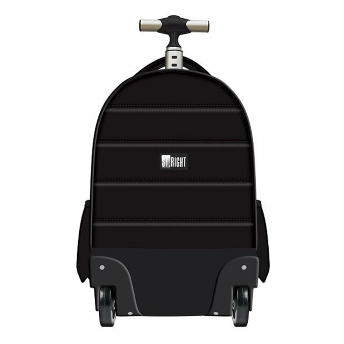 Ghiozdan Troler ST.Right, colectia Black Cats, TB01, roti silicon, 44x32x25 cm - KidMania.ro [2]
