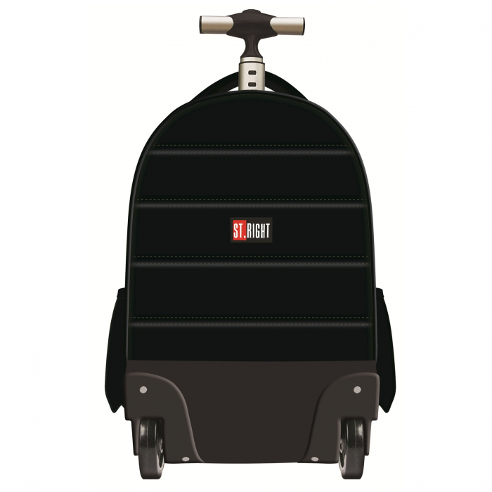 Ghiozdan Troler ST.Right, colectia Black, TB01, roti silicon, 44x32x25 cm - KidMania.ro [2]