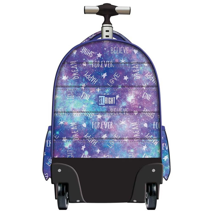 Ghiozdan Troler ST.Right, colectia Galaxy Girl, TB01, roti silicon, 44x32x25 cm - KidMania.ro [2]
