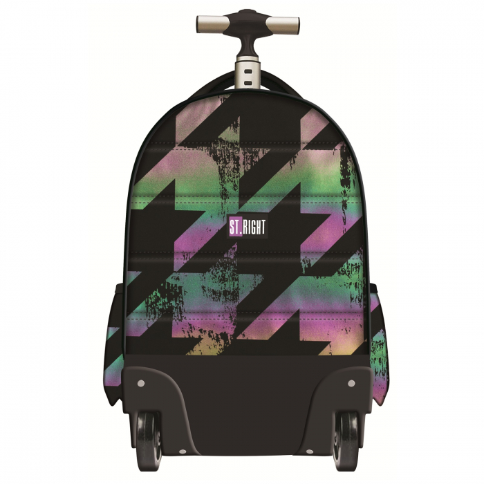 Ghiozdan Troler St.Right, colectia Holo Impression, TB01, roti silicon, 44x32x25 cm - KidMania.ro [2]