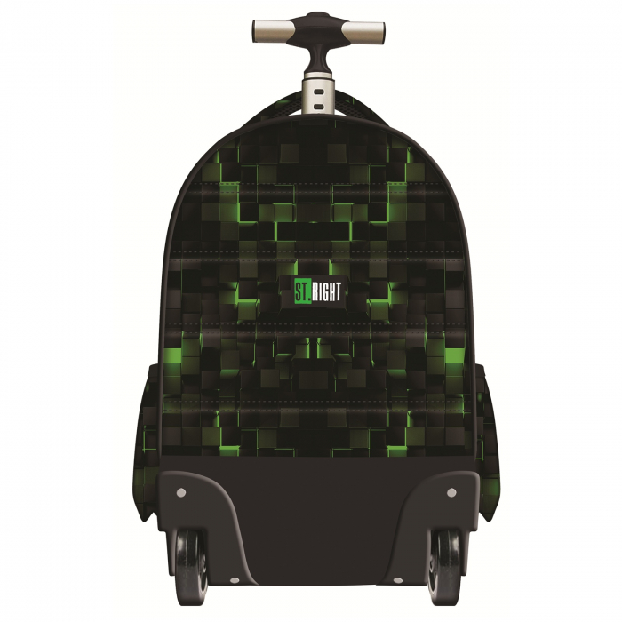 Ghiozdan Troler ST.Right, colectia Green Game, TB01, roti silicon, 44x32x25 cm - KidMania.ro [2]