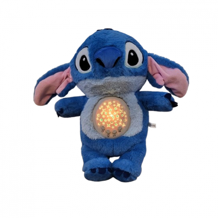 Jucarie de plus Stitch KidMania® cu functie lumina de veghe si melodii pentru copii, 33 cm - KidMania.ro [1]