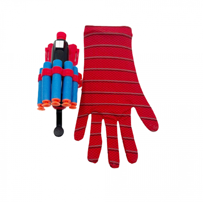 Manusa lansator cu ventuze din burete Spider, pentru copii, 3 ani [3]