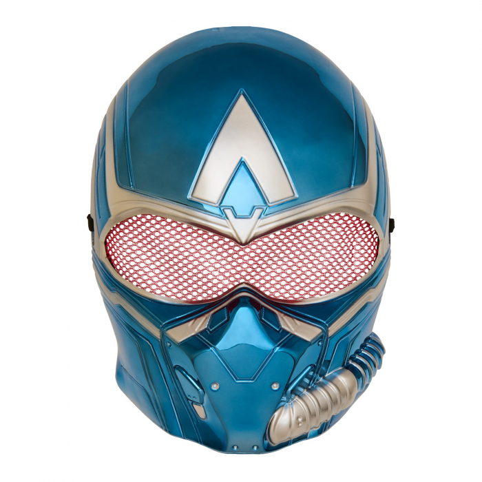 Masca Captain America metalizata pentru copii, 29 cm - KidMania.ro [3]