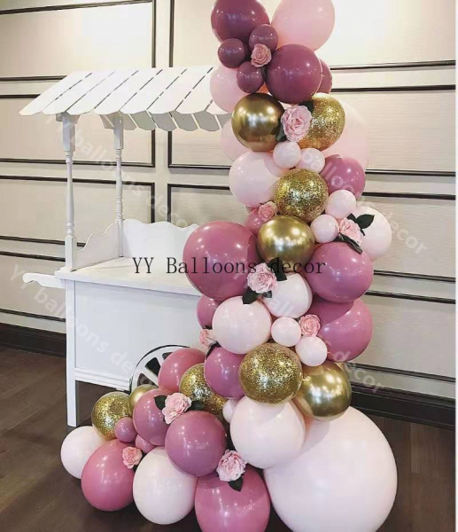 Set 61 baloane pentru aranjament arcada, Baby shower [1]