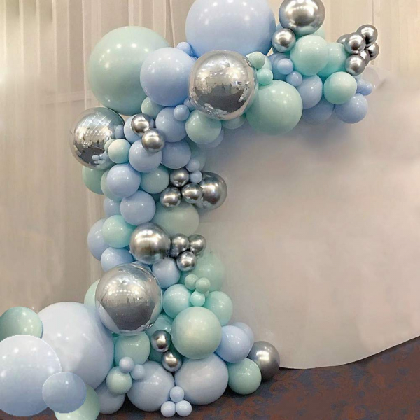 Set 107 baloane pentru aranjament arcada, Baby shower [1]