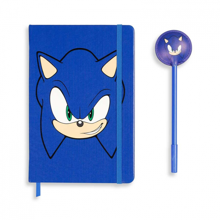 Set carnet si pix Sonic The Hedgehog, 23x22x2 cm - KidMania.ro [2]