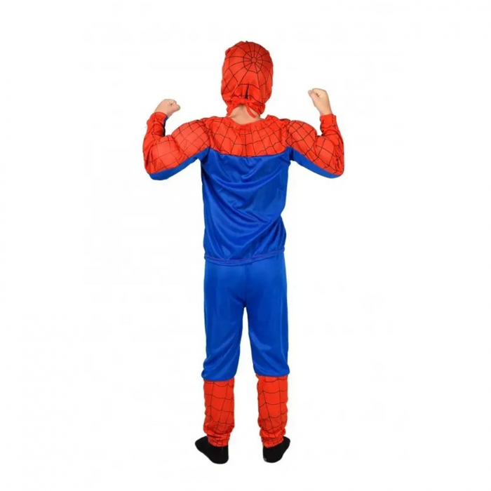 Set costum clasic Spiderman KidMania® cu muschi si doua manusi lansator pentru copii - KidMania.ro [3]