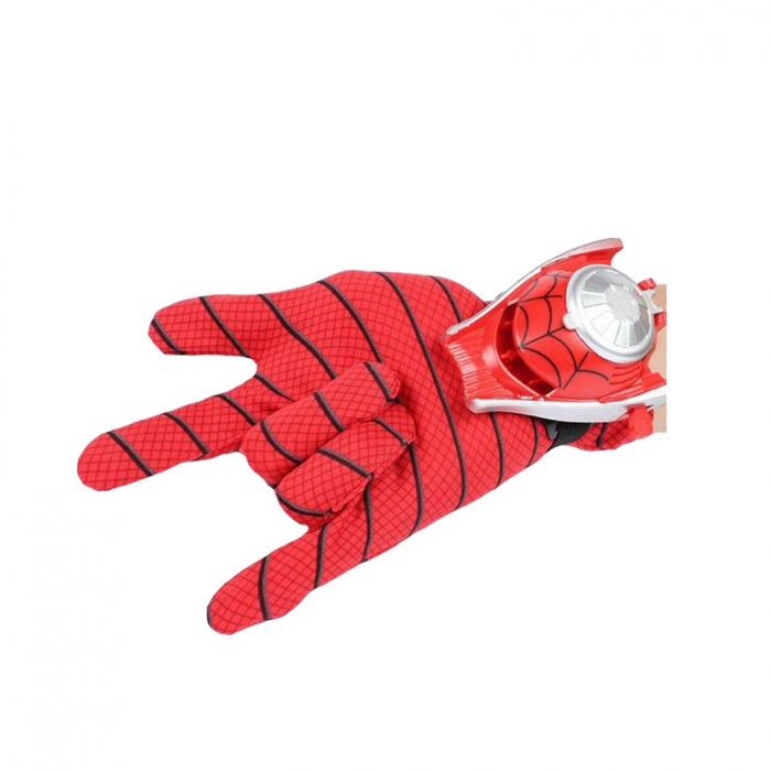 Set costum clasic Spiderman KidMania® cu muschi si doua manusi lansator pentru copii - KidMania.ro [5]