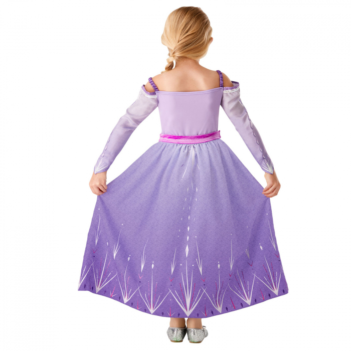 Set costum Printesa Elsa si amuleta muzicala pentru fete - Regatul de gheață 2 [3]