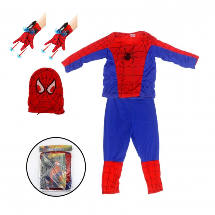 Set costum Spiderman KidMania® cu doua manusi lansator cu ventuze pentru copii - KidMania.ro [5]