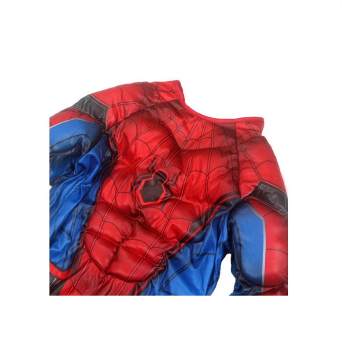 Set costum Spiderman KidMania® cu muschi, masca cu lumini si doua manusi lansator pentru copii - KidMania.ro [4]