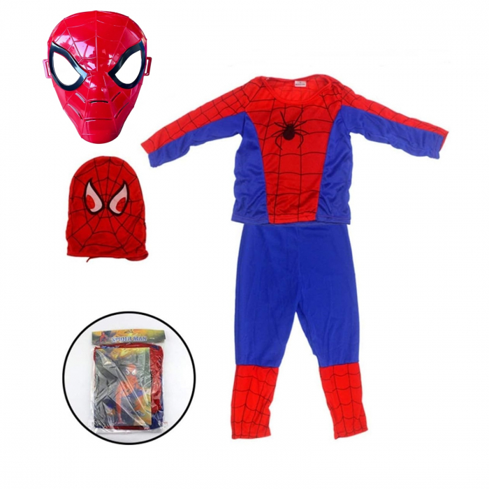 Set costum Spiderman KidMania® si masca pentru copii - KidMania.ro [5]