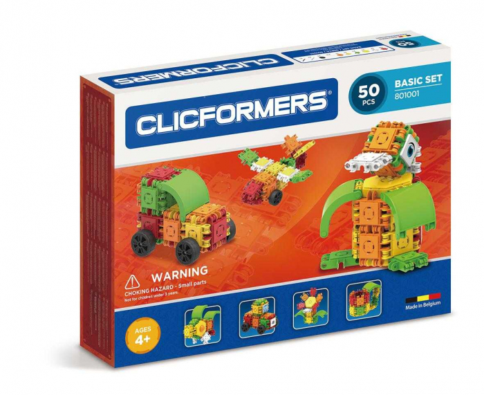 Set de construit Clicformers-Basic 50 piese [1]
