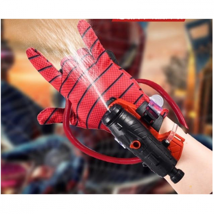 Set doua manusi lansator Spiderman cu apa KidMania® pentru copii - KidMania.ro [7]